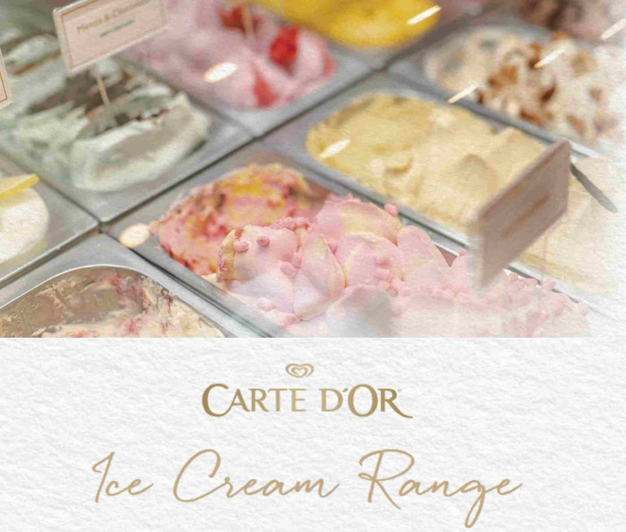 Premiumise with Carte D’Or Scooping Premiumise with Carte D’Or Scooping